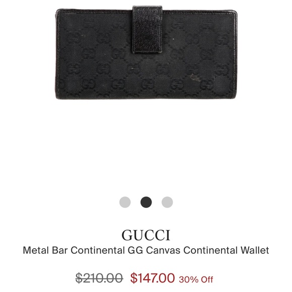 Black Gucci wallet - Picture 3 of 3